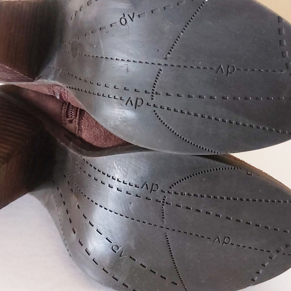 Dolce Vita DV 6.5 Strappy Brown Faux Leather Fashion Booties Boots - Picture 6 of 8